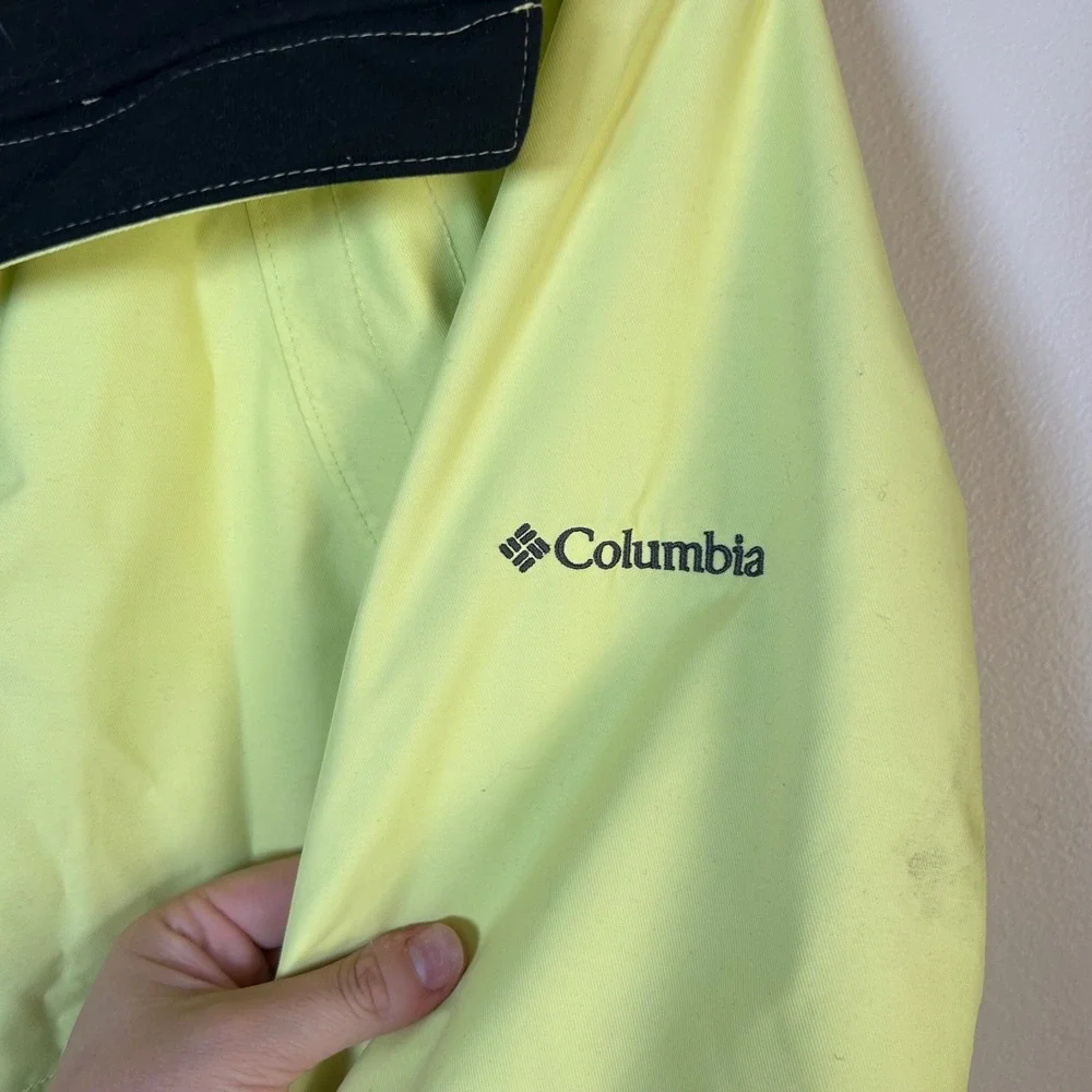 GUC Columbia Jacket‎ Interchange Size XL Neon Yellow Waterproof Ski Snowboard